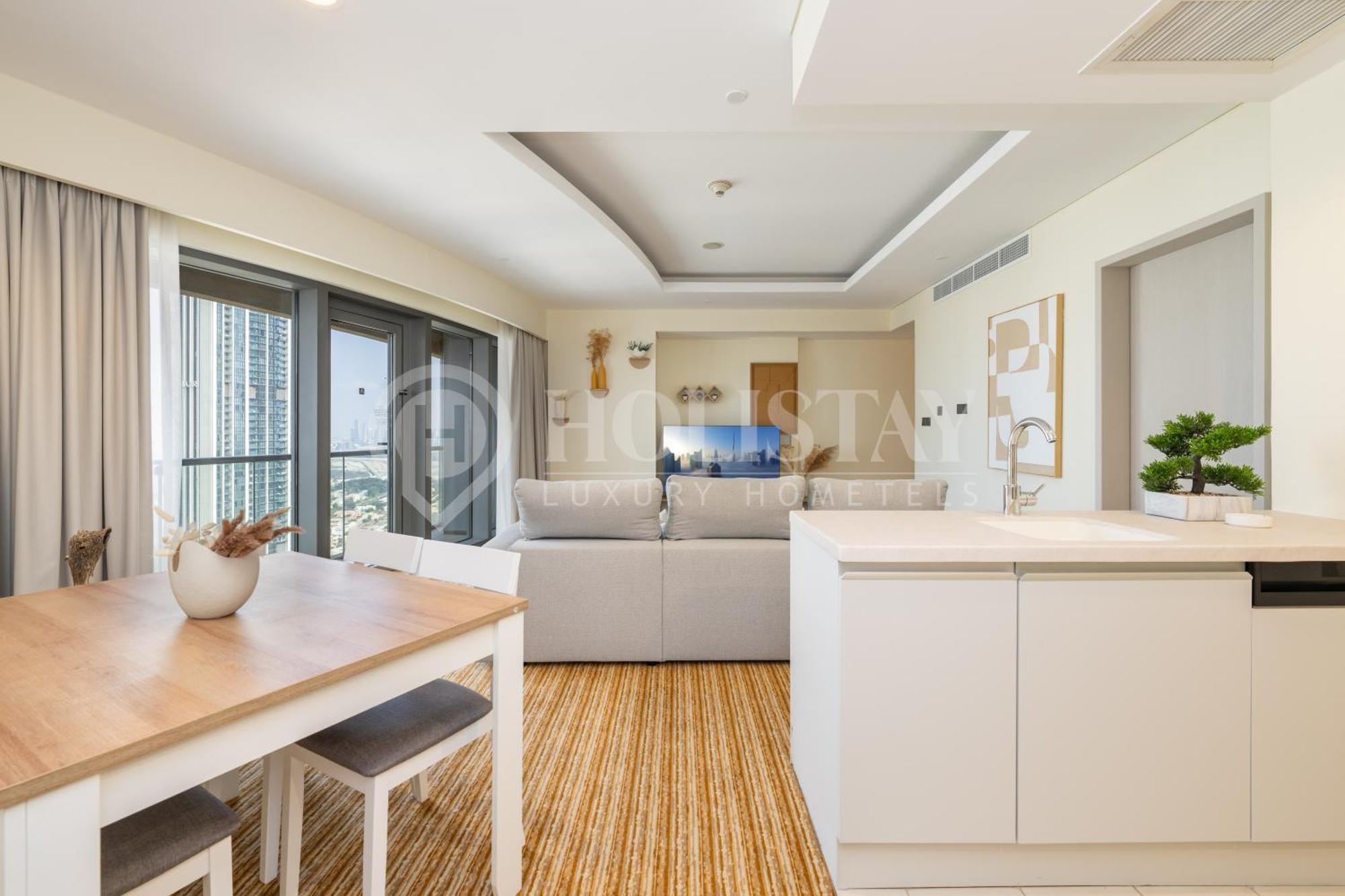 Holistay Luxury Homes - Burj Khalifa View - Direct Access Dubai Mall المظهر الخارجي الصورة